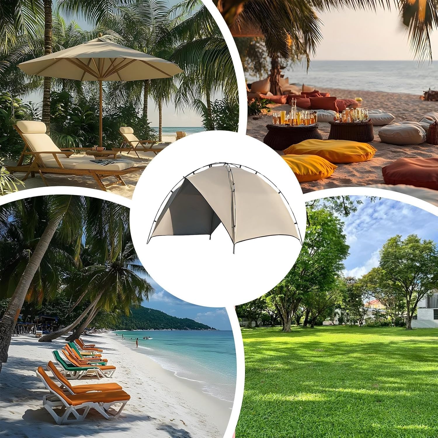 OneTigris SCAENAテント 自転車キャンプ 自立式テン